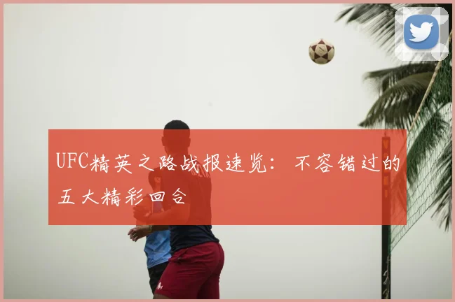 UFC精英之路战报速览：不容错过的五大精彩回合