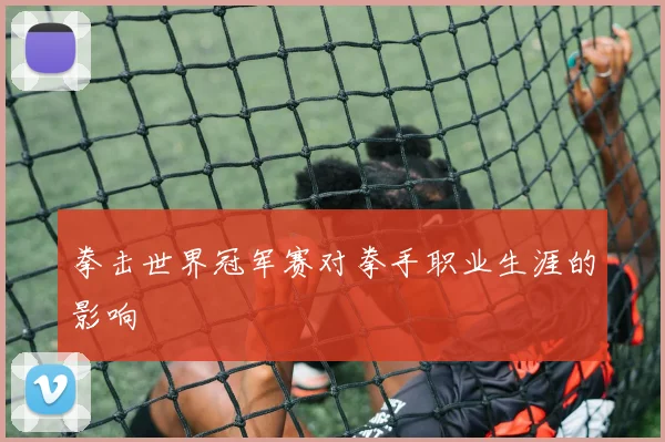 拳击世界冠军赛对拳手职业生涯的影响